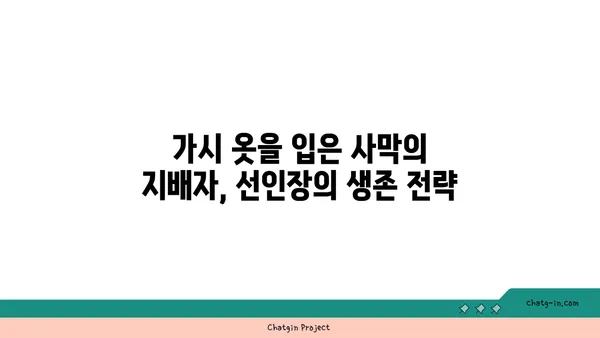 사막의 장미, 그 매혹적인 아름다움과 생존의 비밀 | 사막 식물, 선인장, 생존 전략, 꽃