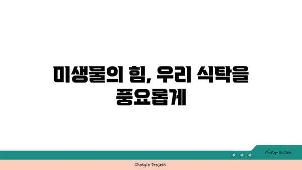 발효의 과학| 미생물이 만들어내는 놀라운 변화 | 발효, 미생물, 식품, 과학, 기술, 발효식품