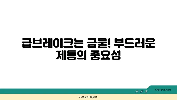 자동차 브레이크, 안전하게 사용하는 5가지 방법 | 브레이크 사용법, 안전 운전, 자동차 관리