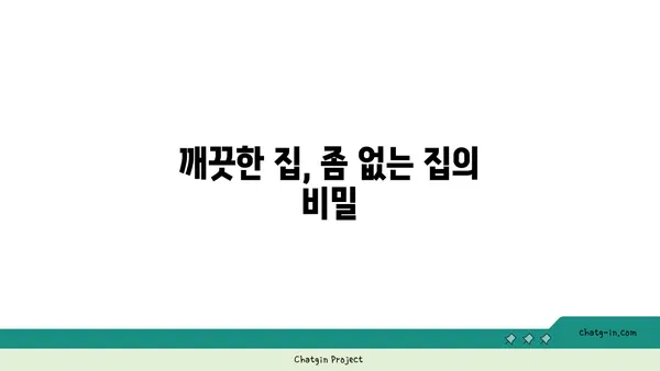 깨끗한 집의 비밀| 좀을 쫓아내는 7가지 기술 | 벌레퇴치, 집청소, 위생 관리