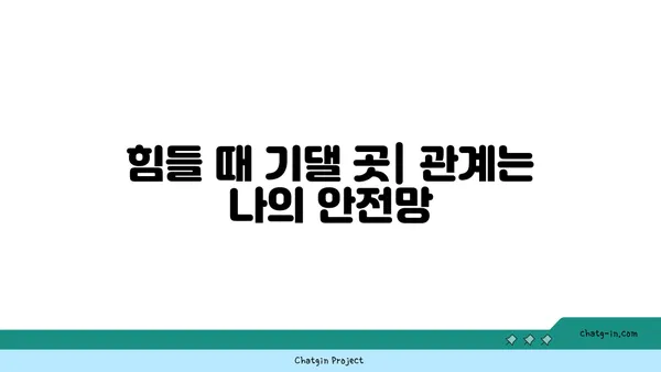 어려운 시기를 극복하는 힘,  커넥션의 희망| 관계가 주는 힘과 지지 |  연대, 공감, 위로, 인간관계, 정신 건강