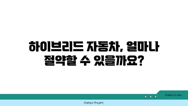 하이브리드 자동차 세금 & 인센티브| 절약 혜택 알아보기 | 친환경 자동차, 연비, 세금 감면, 정부 지원