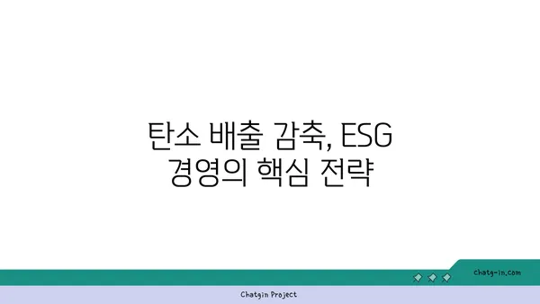 탄소 중립 달성을 위한 핵심 전략| 기업의 지속가능한 성장 | 탄소 배출 감축, ESG 경영, 친환경 기술