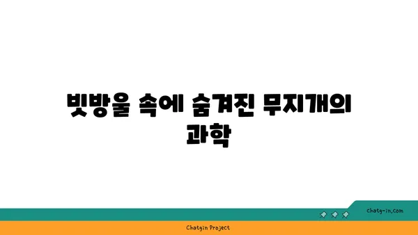 무지개는 어떻게 만들어질까요? | 빛, 물방울, 굴절, 반사, 스펙트럼