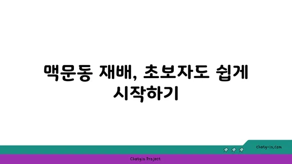 맥문동의 효능과 재배 방법 | 약용식물, 정원 조경, 건강 팁