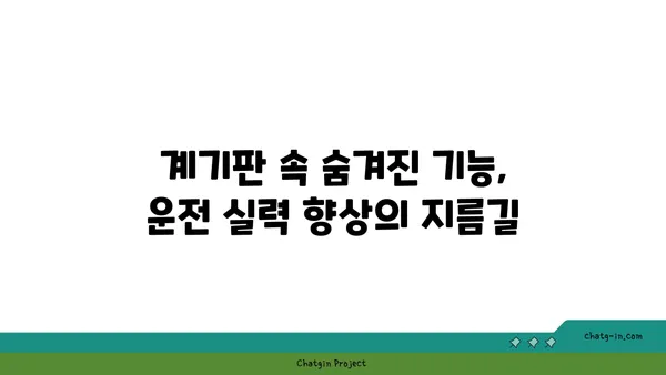 자동차 계기판의 비밀을 밝혀라! 과학의 힘으로 숨겨진 기능 활용하기 | 계기판 해석, 자동차 정보, 운전 팁