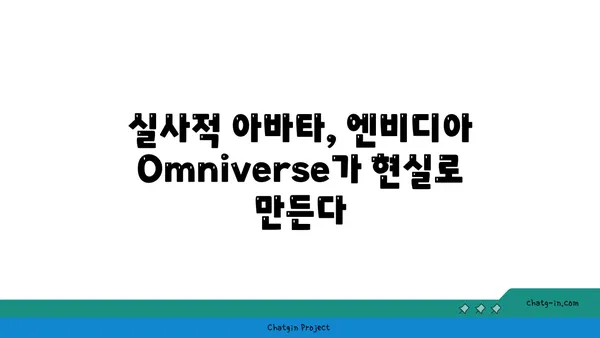 엔비디아 Omniverse Avatar Cloud Engine| 실사적 아바타의 미래를 열다 | AI, 메타버스, 아바타 기술