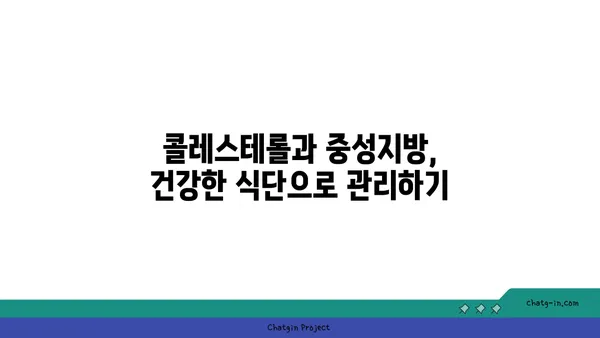 중성지방과 콜레스테롤| 당신은 얼마나 알고 있나요? | 건강, 지방, 콜레스테롤, 차이점, 비교