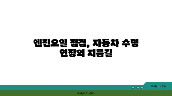 엔진오일 점검으로 예상치 못한 고장을 막아보세요| 자동차 관리 팁 | 엔진오일, 자동차 정비, 예방 정비, 주행 안전