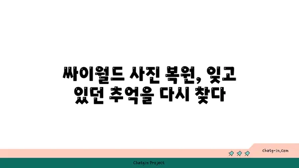 싸이월드 부활, 나의 추억은 어디에? | 싸이월드, 추억, 사진, 미니홈피, 복원, 자료