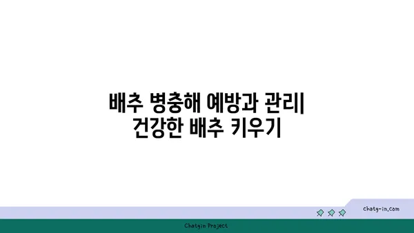 배추 재배 가이드| 싱싱한 배추 수확을 위한 완벽한 안내 | 배추, 재배, 농사, 텃밭, 채소,