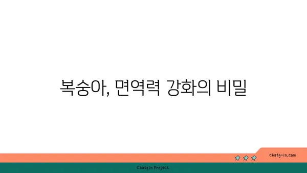 복숭아의 비타민 채식지| 면역력 강화를 위한 필수 과일 | 복숭아 효능, 면역력 증진, 건강 식단