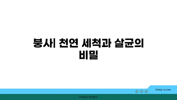 붕사의 놀라운 활용법| 세척부터 살균까지 | 붕사, 활용법, 세척, 살균, 천연 세제