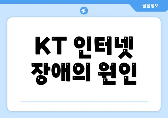 KT 인터넷 장애의 원인