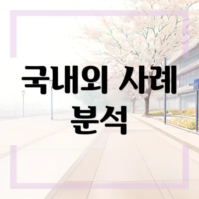 국내외 사례 분석