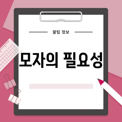 모자의 필요성
