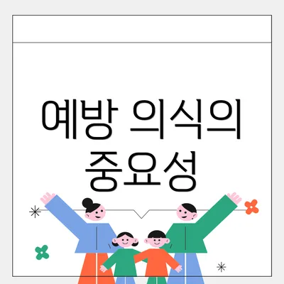 예방 의식의 중요성