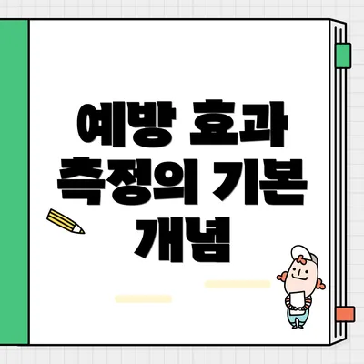 예방 효과 측정의 기본 개념