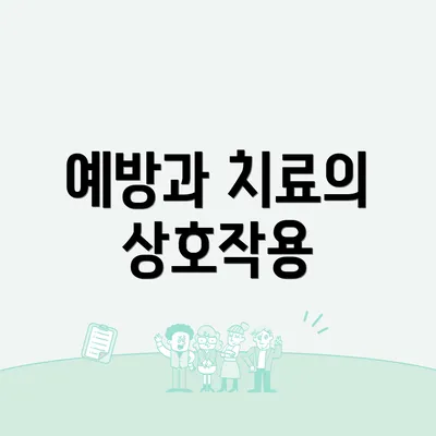 예방과 치료의 상호작용