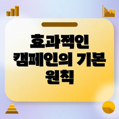 효과적인 캠페인의 기본 원칙