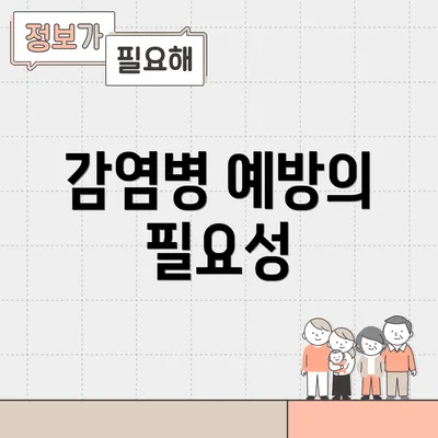 감염병 예방의 필요성