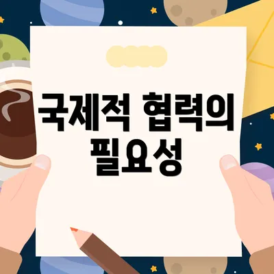국제적 협력의 필요성