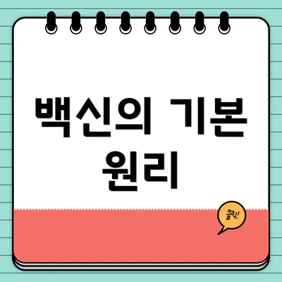 백신의 기본 원리