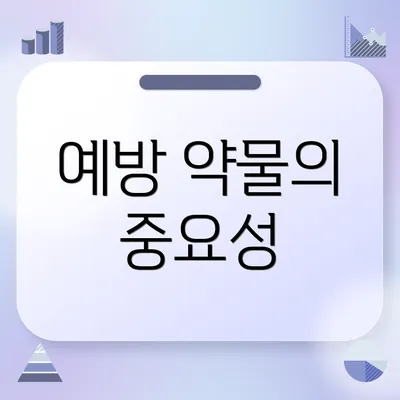 예방 약물의 중요성