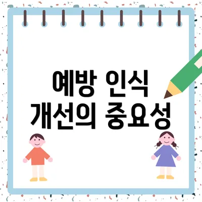 예방 인식 개선의 중요성