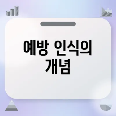 예방 인식의 개념
