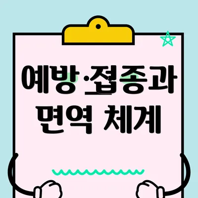 예방 접종과 면역 체계