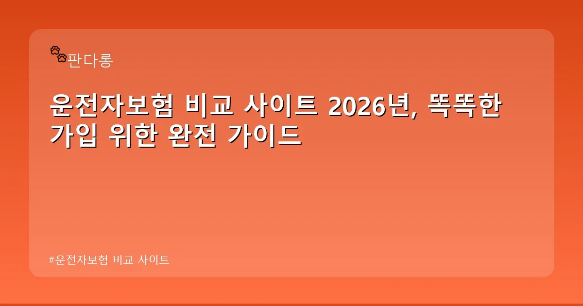 운전자보험 비교 사이트 - acksdid.kr 캐릭터